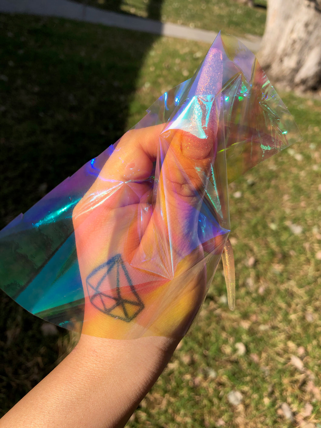 Opal Transparent Holo Sheet